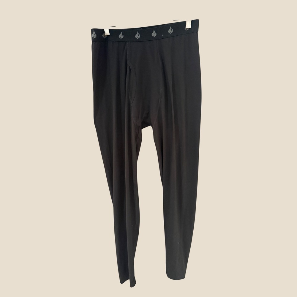 Heat Holders Mens Thermal Leggings Black Base Layer Pants Large Stretch Winter‎